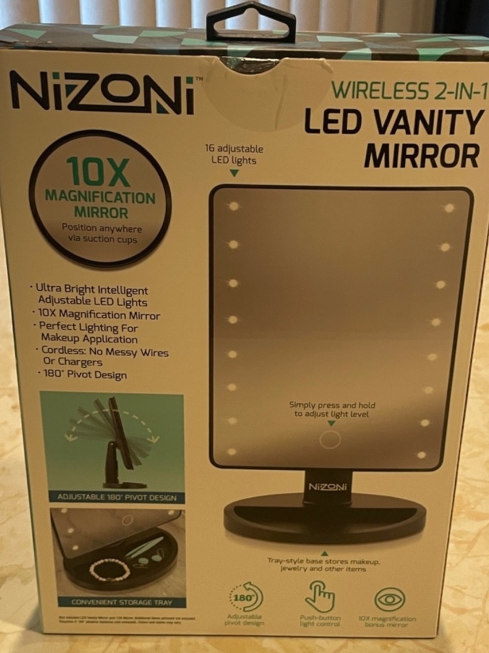 LED vanity mirror